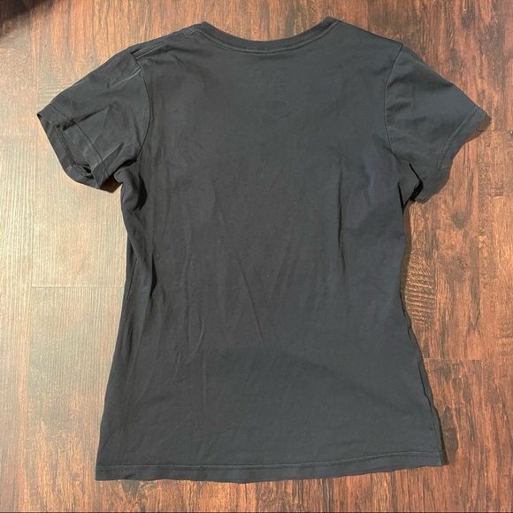 Nike Dri Fit Slim Fit V Neck Top - Picture 2 of 4